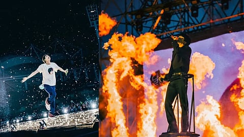 ബിടിഎസ് താരം ജിന്നിന്റെ റണ് സിയോക്ക്ജിന് സോളോ ടൂറിന്റെ ഭാഗമായി കൊറിയയിലെ ഗോയാങ് സ്റ്റേഡിയത്തില് നടന്ന പരിപാടി