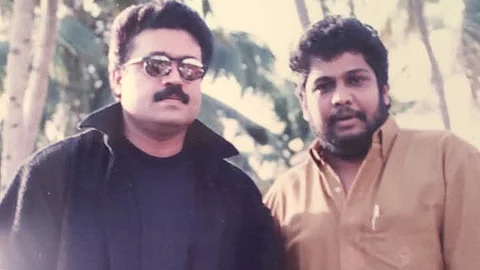 ഷാജി കൈലാസും സുരേഷ് ഗോപിയും. ഒരു പഴയ ചിത്രം