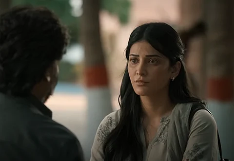 'കൂലി' ട്രെയിലറിൽ രജനികാന്തിനൊപ്പം ശ്രുതി ഹാസൻ