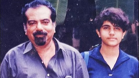 കെ.ജി.ജോർജും മകൾ താരയും. പഴയ ചിത്രം