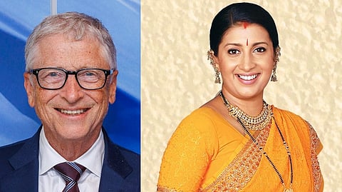 ബിൽ ഗേറ്റ്സ്,സ്മൃതി ഇറാനി