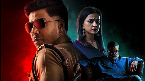 വിഷ്ണുവിശാൽ നായകനായ ആര്യൻ പോസ്റ്ററിൽ നിന്ന്