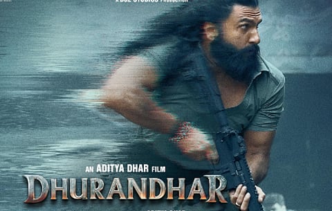 'ധുരന്ധർ' പോസ്റ്റർ