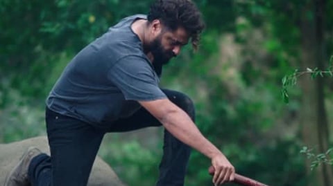 'കാട്ടാളൻ' ബിടിഎസ് വീഡിയോയിൽ നിന്ന്