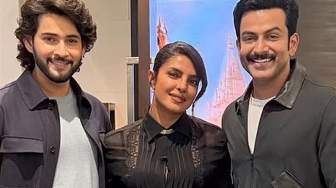 'വാരണാസി' പ്രൊമോഷൻ വേദിയിൽ മഹേഷ് ബാബു,പ്രിയങ്ക ചോപ്ര,പൃഥ്വിരാജ് എന്നിവർ