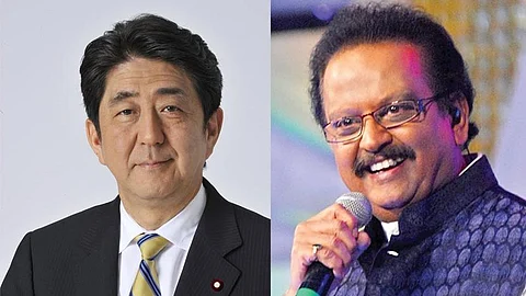 শিনজো আবে, এস পি বালাসুব্রহ্মণম