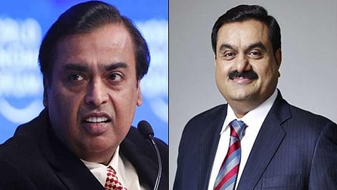 মুকেশ আম্বানি ও গৌতম আদানি