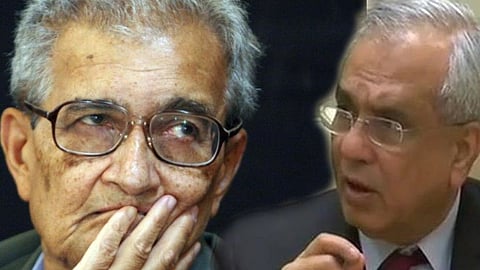 অমর্ত্য সেন ও রাজীব কুমার