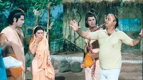 রামায়ণ ধারাবাহিকের শ্যুটিং