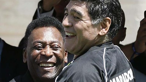 পেলে ও মারাদোনা