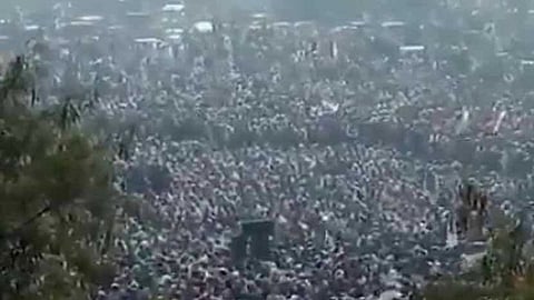 মুজফফরনগরে মহাপঞ্চায়েতে গণ জমায়েত