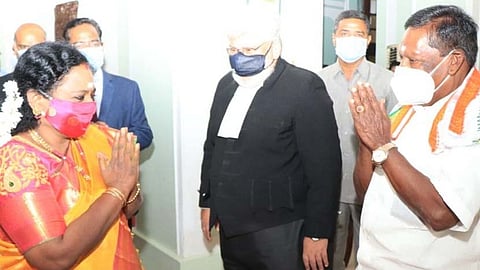 পুদুচেরীর লেফট্যানান্ট গভর্নর পদে শপথ নিলেন তামিলিসাই সৌন্দর্যরাজন