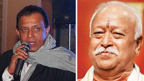 মিঠুন চক্রবর্তী ও মোহন ভাগবত