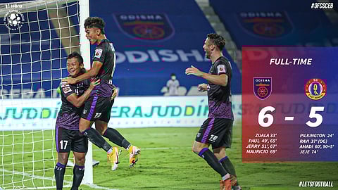 ৬-৫ ব্যবধানে জয় নিয়ে মাঠ ছাড়লো ওড়িশা