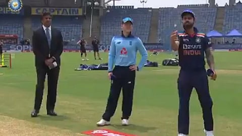 ভারত ইংল্যান্ড প্রথম একদিনের ম্যাচের টস