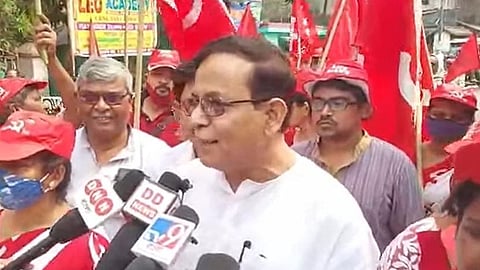 চন্ডীতলায় প্রচারে সংযুক্ত মোর্চার সিপিআই(এম) প্রার্থী মহম্মদ সেলিম