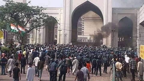 বাংলাদেশে বিক্ষোভ