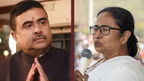 শুভেন্দু অধিকারী ও মমতা বন্দ্যোপাধ্যায়