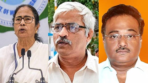 মমতা ব্যানার্জি, সুজন চক্রবর্তী, শমীক ভট্টাচার্য