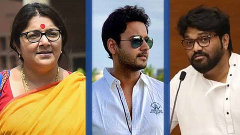 বিজেপি প্রার্থী লকেট চ্যাটার্জি, যশ দাশগুপ্ত ও বাবুল সুপ্রিয়