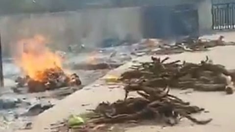 ভূপালের ভাদভাদা শ্মশান ঘাট