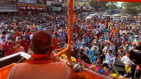 গতকাল কুশমন্ডিতে দিলীপ ঘোষের সভা