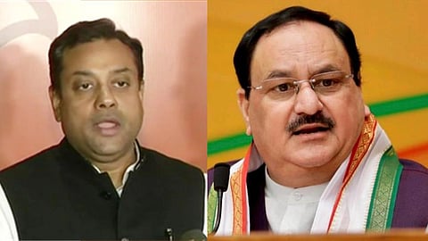 সম্বিৎ পাত্র ও জে পি নাড্ডা