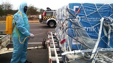 হায়দারাবাদে পৌঁছলো রাশিয়ান করোনা প্রতিষেধক স্পুটনিক ভি