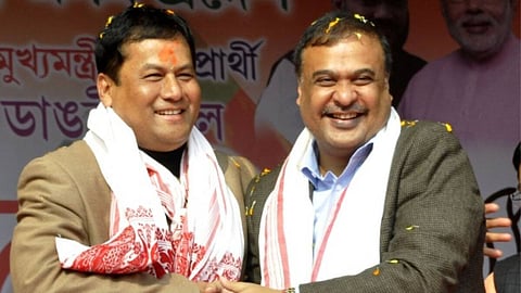 সর্বানন্দ সোনোয়াল ও হিমন্ত বিশ্ব শর্মা