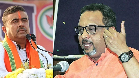 শুভেন্দু আধিকারী ও ম্যাথু স্যামুয়েল
