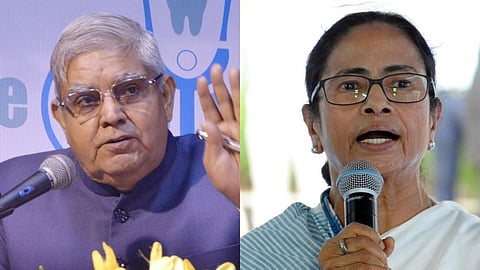 রাজ্যপাল জগদীপ ধনখড় ও মুখ্যমন্ত্রী মমতা বন্দ্যোপাধ্যায়