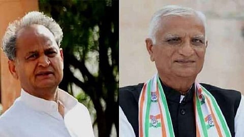 অশোক গেহলট ও হেমারাম চৌধুরী