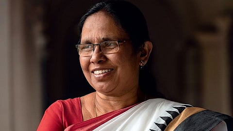 কেরালার প্রাক্তন স্বাস্থ্যমন্ত্রী কে কে শৈলজা