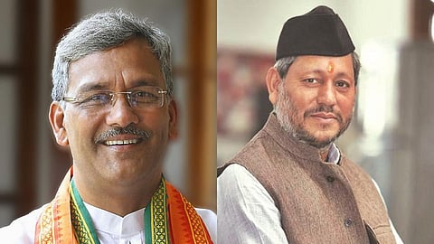 ত্রিবেন্দ্র সিং রাওয়াত ও তিরথ সিং রাওয়াত