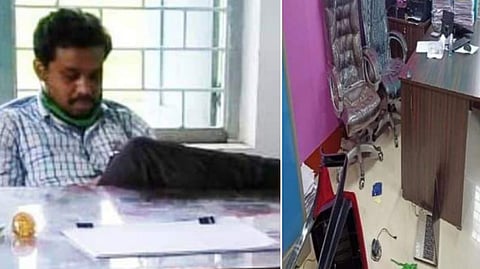 মন্ত্রী অখিল গিরির আত্মীয় বলে পরিচয় দিয়ে কৃষি দপ্তরে ভাংচুর, গ্রেপ্তার গ্রুপ-ডি কর্মী