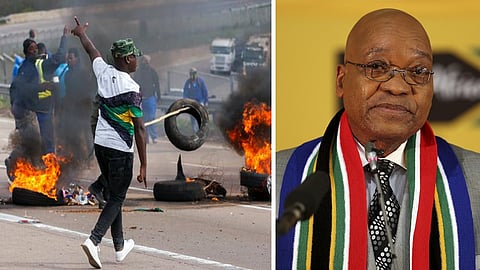 প্রাক্তন প্রেসিডেন্ট জেকব জুমার কারাবাস, হিংসার আগুনে জ্বলছে দক্ষিণ আফ্রিকা, মৃত ৭২