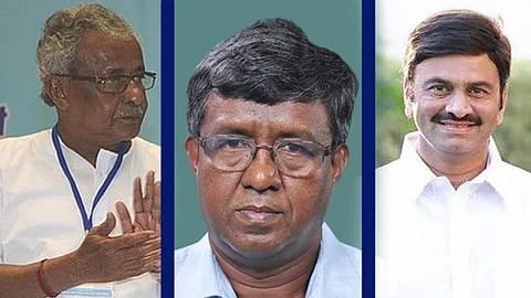 শিশির অধিকারী, সুনীল মণ্ডল ও রঘু রাজু
