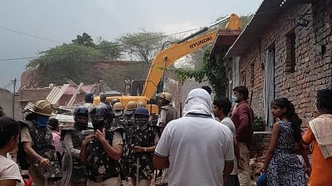আরবল্লী অঞ্চলে চলছে অবৈধ নির্মাণ ভাঙা