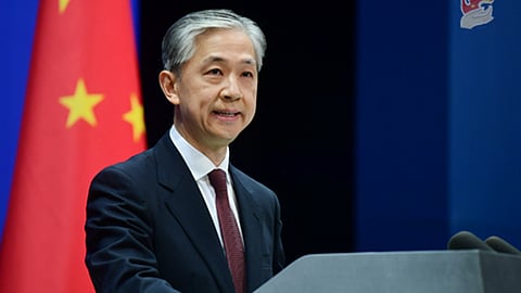 চিনের বিদেশমন্ত্রকের মুখপাত্র ওয়াং ওয়েনবিন