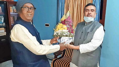 শুভেন্দু অধিকারীর সাথে সুনীল মন্ডল