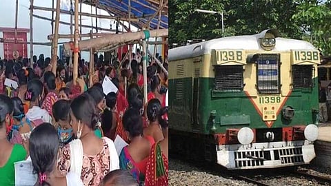 ভিড়ে ঠাসা সরকারি শিবির চলছে, আর লোকাল ট্রেন চাললেই সংক্রমণ বাড়বে! উঠছে প্রশ্ন