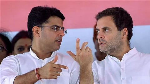 শচীন পাইলট ও রাহুল গান্ধী
