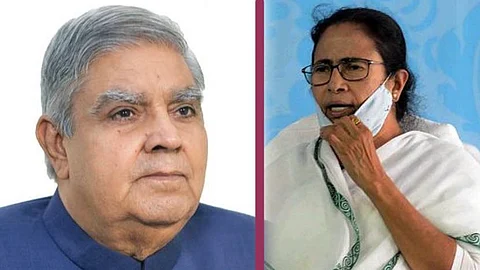 রাজ্যপাল জগদীপ ধনখড় এবং মুখ্যমন্ত্রী মমতা বন্দ্যোপাধ্যায়
