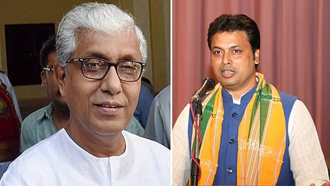 মানিক সরকার ও বিপ্লব দেব