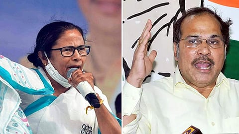 মমতা বন্দ্যোপাধ্যায় এবং অধীর রঞ্জন চৌধুরী