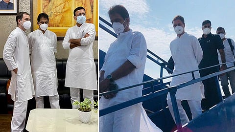 রাহুল গান্ধী সহ অন্যান্য কংগ্রেস নেতৃত্ব