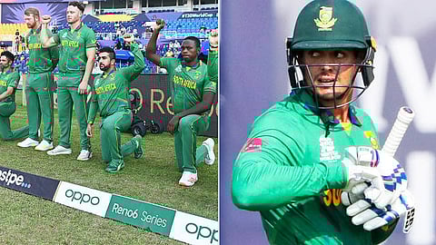 T-20 WC: ‘ব্ল্যাক লাইভস ম্যাটার’ প্রতিবাদে অংশ নিতে আপত্তি, ডি'কককে ছাড়াই মাঠে নামল দঃ আফ্রিকা