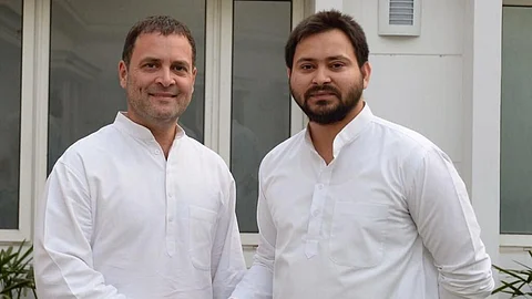 রাহুল গান্ধী ও তেজস্বী যাদব