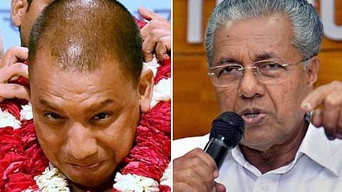 যোগী আদিত্যনাথ , পিনারাই বিজয়ন