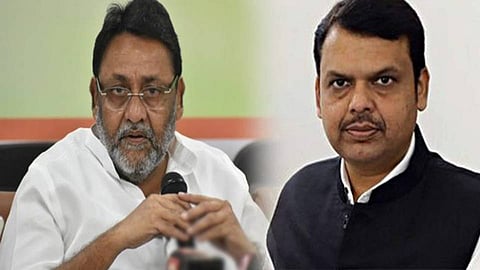 নবাব মালিক ও দেবেন্দ্র ফড়নবীশ